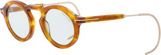 Tom Ford FT0632 53A Light Havana/Gold Cable/Light Blue