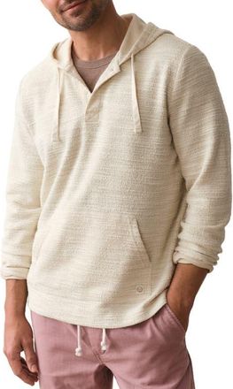Marine Layer Portola Cotton Blend Beach Hoodie in Sand at Nordstrom, Size X-Large