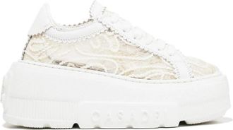Casadei Nexus Chantilly Sneaker - Dames - Sneakers - Wit - 35 EU - Polyester - Schoenen