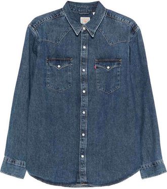 Levi's Blue Denim Barstow Western Shirt