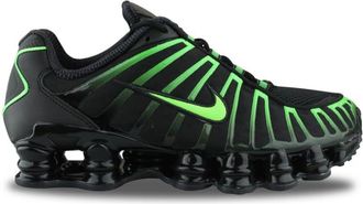 Nike Mens Shox TL Sneaker, Black Green Strike Black, 8.5 UK
