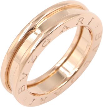 Bulgari Gold Pink Gold (18K) Band Ring (Pre-Owned)