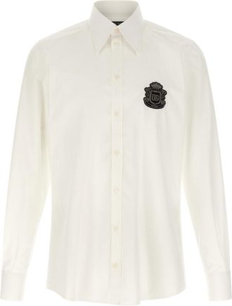 Dolce & Gabbana White Regular Logo Shirt