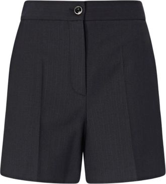 Pinko Short Shorts - Dames - Korte Broeken - Blauw - XS - Nylon - Korte Broeken