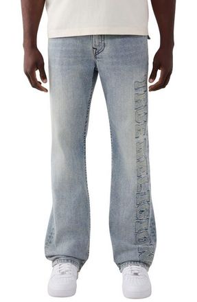 True Religion Billy Mended Bootcut Jeans in Arena Lights Wash W/Mending at Nordstrom, Size 40