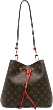 Louis Vuitton Pre-owned Bucket Bags, female, Brown, Size: ONE SIZE Pre-owned Bucket Bag
