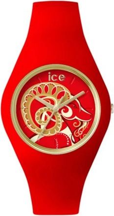 Ice Watch Capricorn Motif Tonneau Horloge - unisex - Horloges - Rood - ONE Size - Accessoires