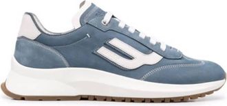 Bally Demyl Calf Nubuk Low-Top Sneakers, Brand Size 39 ( US Size 8.5 )