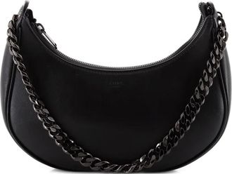Celine Ava Chain Bag Leather Medium hobo bag - Zwart