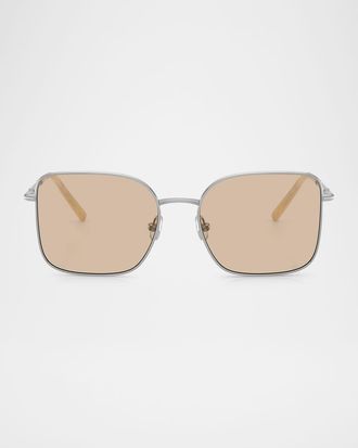 Brunello Cucinelli BC1005T Rectangular Titanium Sunglasses