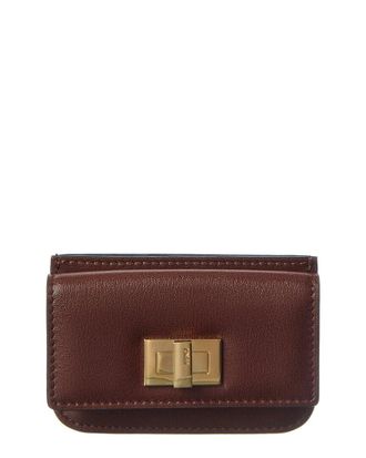 Fendi Fendi Way Leather Card Holder
