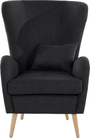 HOME AFFAIRE Sessel »Sallito, TV-Sessel, Ohrensessel mit« Hocker, in vielen Bezugsqualitäten, auch in Samtcord