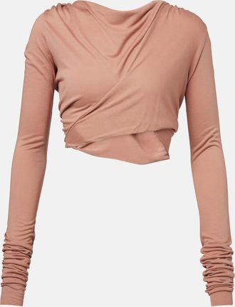 Rick Owens Top cropped Jade in jersey