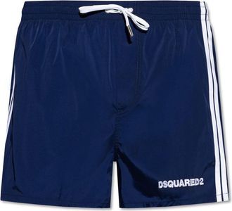 Dsquared2 Logo-embroidered Drawstring Swim Shorts