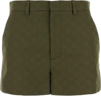 Gucci GG monogram shorts - Green