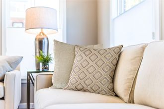 TJ Hughes Pisa Geometric Jacquard Cushion Cover in Beige - TJ Hughes