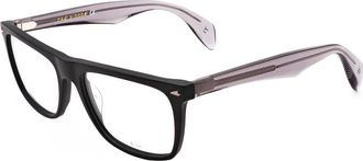 Rag & Bone RNB7001 0O6W 00 Black Sk Ruthenium Dark Lite Grey 55mm