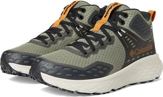 Columbia Konos TRS Outdry Mid Mens Climbing Shoes Stone Green/Canyon Sun : 12 D - Medium, Rubber