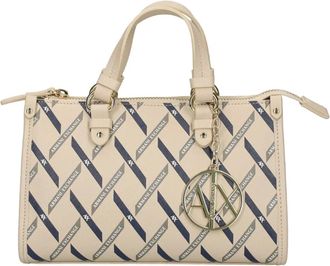 A|X Armani Exchange Borsa tote con logo - Toni neutri