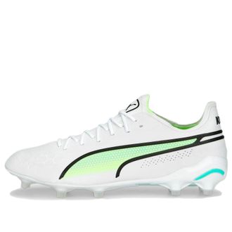 Puma King Ultimate FG AG White Electric Peppermint 107097-03