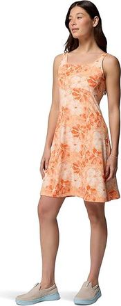 Columbia Freezertm III Dress Womens Dress Bright Nectar Hazyblooms : SM, Polyester/Elastane