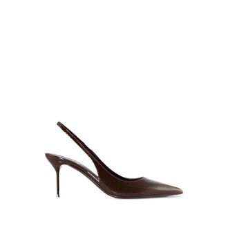 PARIS TEXAS Pumps, female, Brown, Size: 7 1/2 US Lidia Slingback Pump