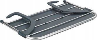 WENKO Maximex Tendedero Y Estante Gris Aluminio Moderno