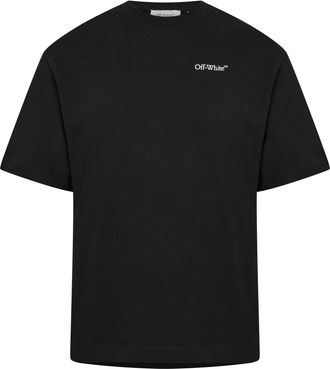 Off-white Off White Heren-T-shirt met kettingprint (Zwart)