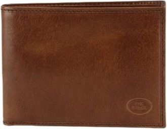 The Bridge Wallets & Cardholders, male, Brown, Size: ONE SIZE Base 6 Wallet