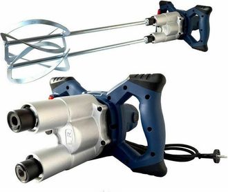 Trade Shop Trade Shop - Trapano Miscelatore Mescolatore 2 Fruste Per Colla E Malta 1500w Rehm-150c