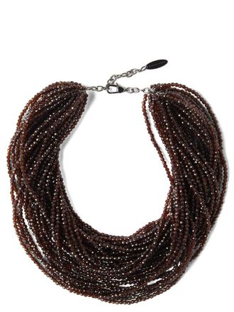 Brunello Cucinelli Glass And Silver Chocker