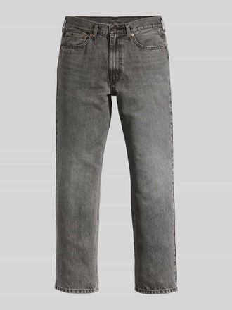 Levi's Straight Fit Jeans aus reiner Baumwolle Modell 565 in Dunkelgrau, Gr&ouml;&szlig;e 28/30