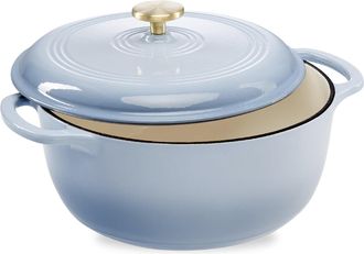 Best Choice Products 6 Quart Enamel Cast-Iron Dutch Oven, Heavy-Duty Cookware w/ Dual Handles, Lid