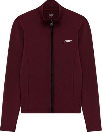 Autry Hoodies & sweatvesten, Dames, Rood, S, Jacket Jersey