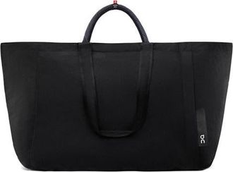 On 60L Water Resistant Nylon Cargo Pack Tote in Black at Nordstrom