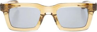Alexander McQueen Alexander McQueen, Sunglasses, male, Brown, Size: ONE SIZE Rectangular Sunglasses