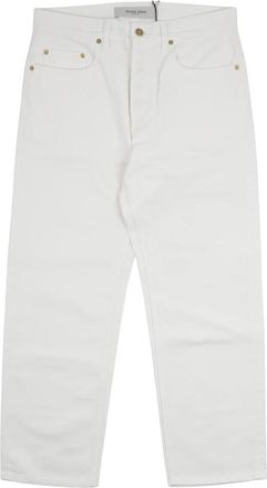 Golden Goose Straight Jeans - Heren - Regular Fit Jeans - Wit - W33 - Katoen - Jeans