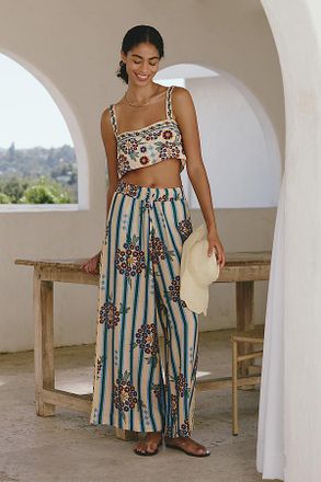 Agua Bendita x Anthropologie Jan Cover Up Pants