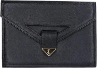 Saint Laurent Pre-owned Clutches, male, Black, Size: ONE SIZE Pre-owned Clutch Bag