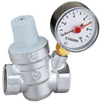 Caleffi Reductor De Presi&oacute;n Inclinado Con Man&oacute;metro Y Cartucho Extra&iacute;ble Caleffi 5332 1/2