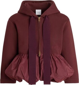 Patou Felpa con ruches - Rosso