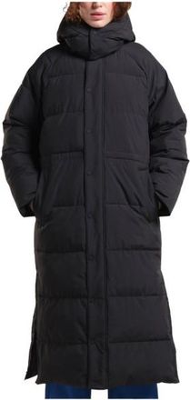 Dedicated Long Puffer Jacket Karmas Mantel für Damen | schwarz