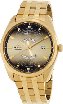 Orient Multi Year Calendar Automatic Champagne Dial Mens Watch RA-BA0001G00C