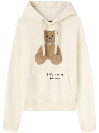 Palm Angels Bear In Mind hoodie - men - Cotton - M - Neutrals