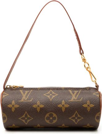 Louis Vuitton Borsa a mano Papillon Pochette in monogramma 1990-2020 - Marrone