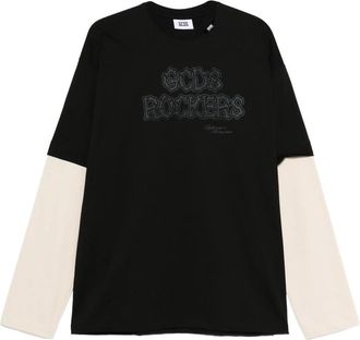 GCDS Long-sleeve Logo-print T-shirt
