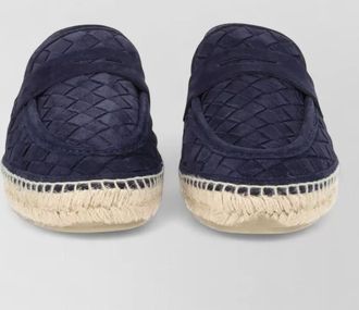 Castaner nile moccasin espadrilles round toe quilting