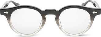 JULIUS TART OPTICAL Occhiali Harold tondi - Nero