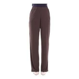 Max Mara Wide Trousers, female, Brown, Size: XS Wide Trousers