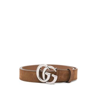 Gucci GG Logo Suede Belt